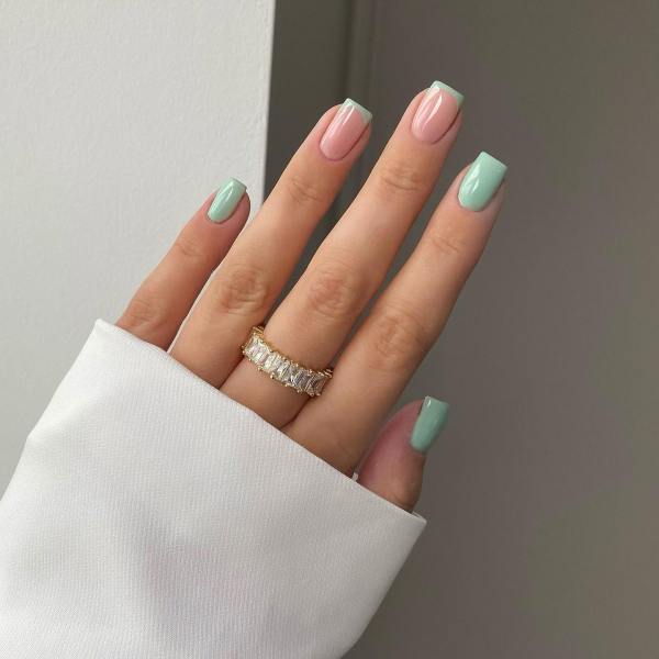 spring nails, spring nails 2023, spring nails inspiration, spring nails short, spring nails simple, spring nails acrylic, spring nail art, spring nail designs, spring nail ideas, spring nail colours, green nails, mint nails