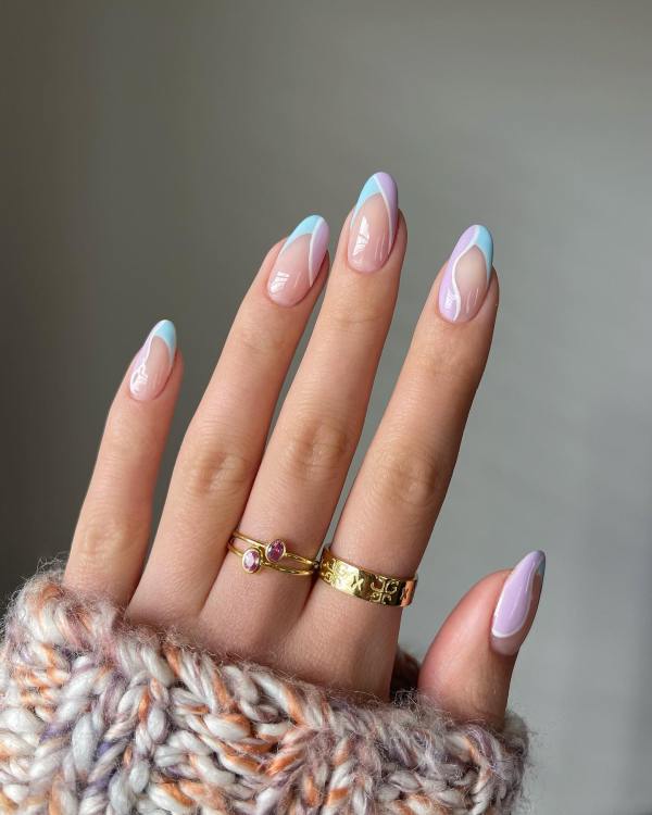 spring nails, spring nails 2023, spring nails inspiration, spring nails short, spring nails simple, spring nails acrylic, spring nail art, spring nail designs, spring nail ideas, spring nail colours, swirl nails, swirl nails designs