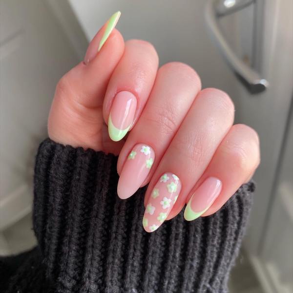 spring nails, spring nails 2023, spring nails inspiration, spring nails short, spring nails simple, spring nails acrylic, spring nail art, spring nail designs, spring nail ideas, spring nail colours, floral nails, green nails