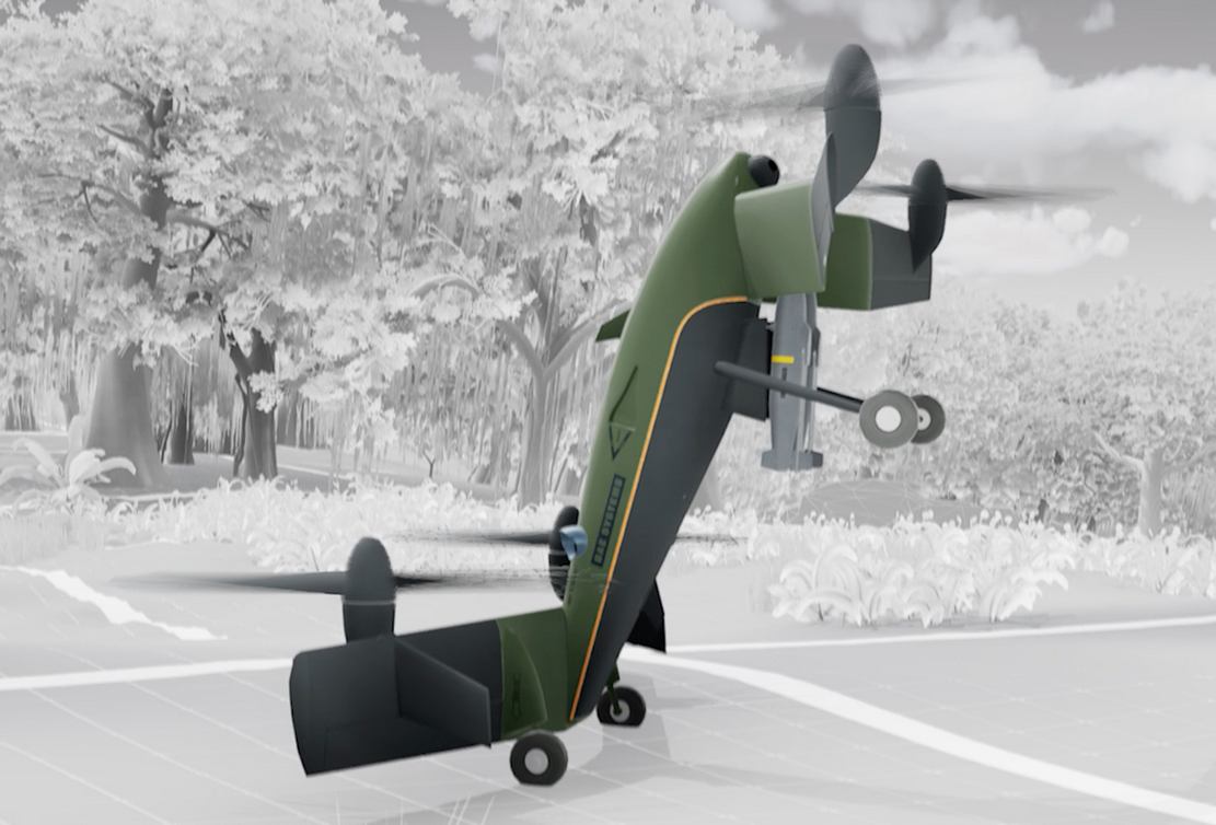 BAE Systeмs Strix tail-sitting X-Wing UAV | WordlessTech