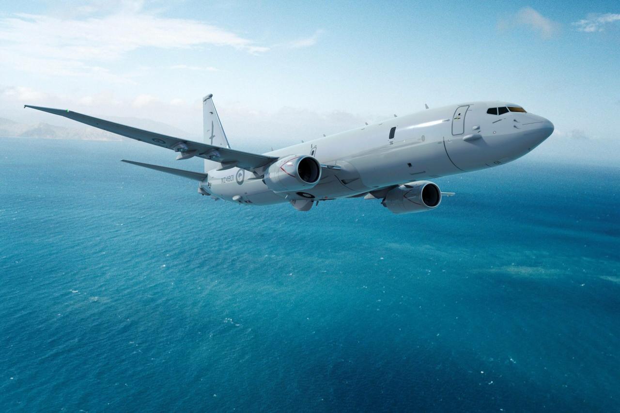 Boeing Debuts New Zealand's First P-8 Poseidon Maritime Patrol Aircraft