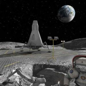 We could make roads on the moon by melting lunar dust