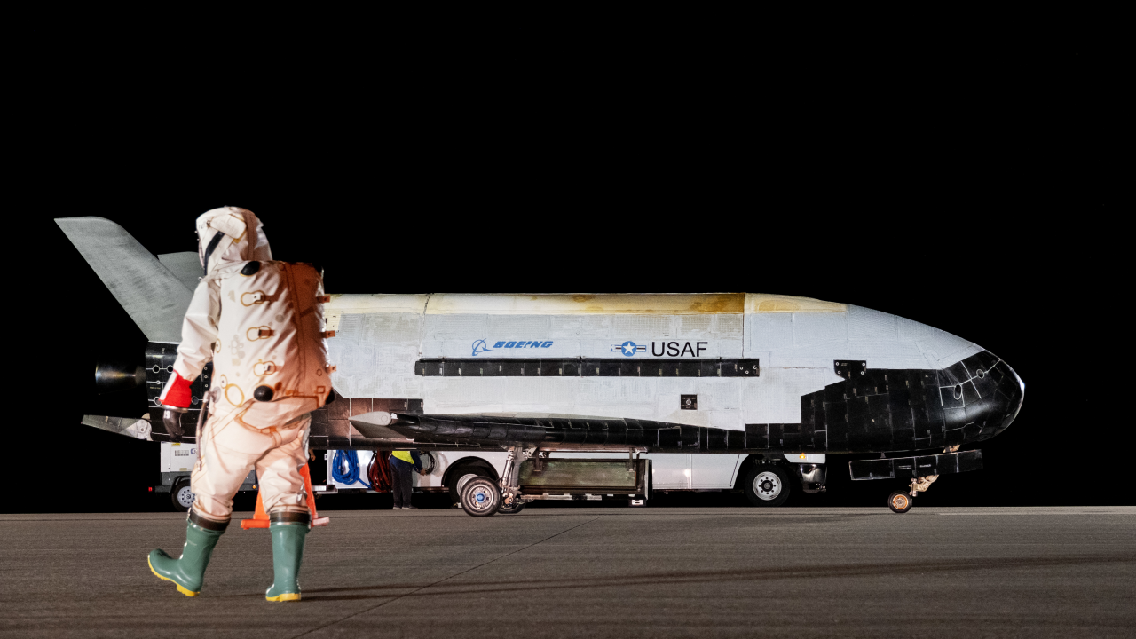 Space Force's X-37B space plane is back on Earth after almost three years