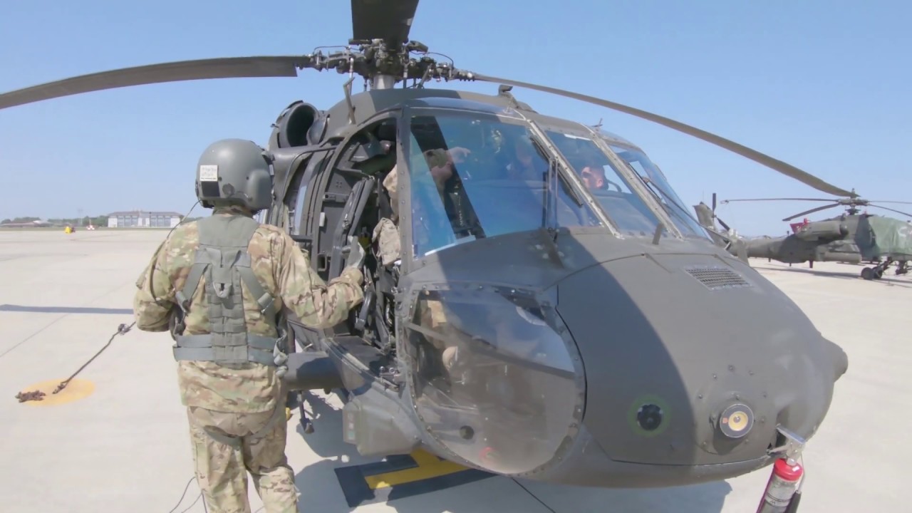 UH60L Blackhawk Engines Start and Takeoff - YouTube