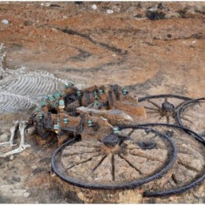 2,500-Year-Old Chariot Found – Complete with Rider And Horses