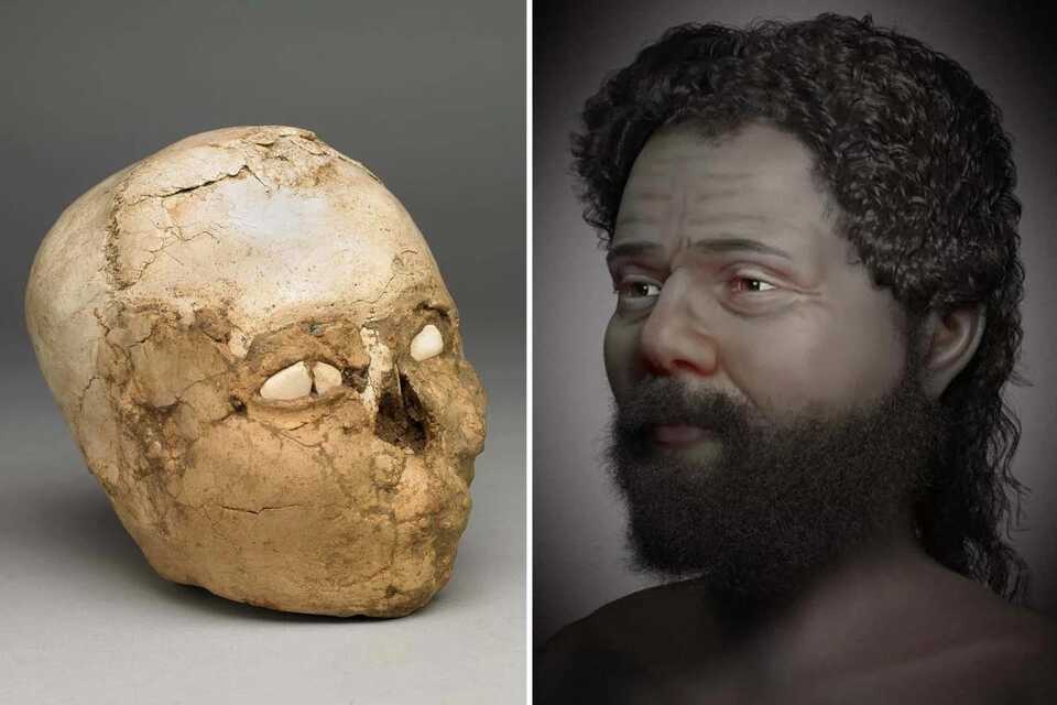 Look at the face of the 'Jericho Skull,' buried 9,000 years ago with shells  for eyes - NewsBreak