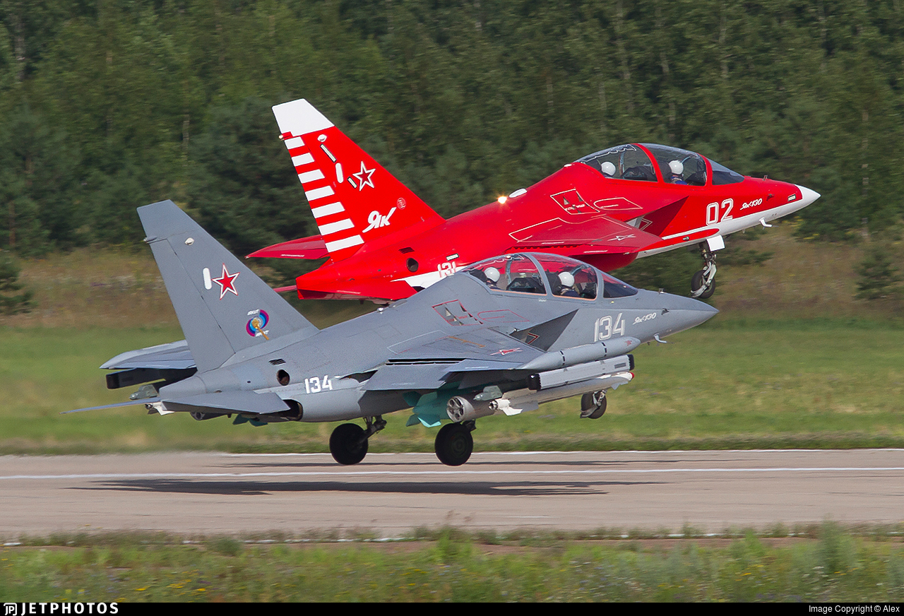 134 | Yakovlev Yak-130 | Russia - Air Force | Alex | JetPhotos