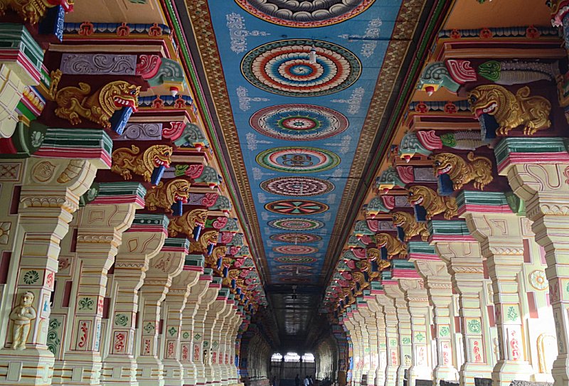 Rameswaram Temple's corridor