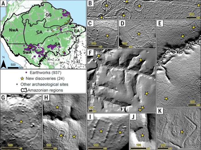 More Than 10,000 Pre-Columbian Earthworks Remain Hidden Throughout Amazonian Forests