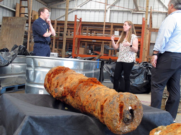 19 Cannons Shot From British Ships During The American Revolution Discovered In Savannah River