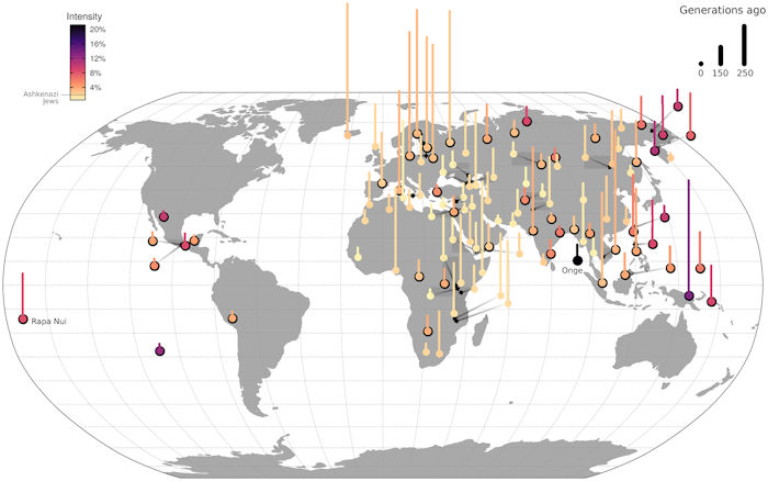 Human DNA Shaped By Past Events Caused Sharp Dips In The Population