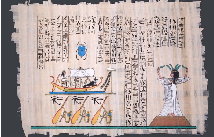 16 Meters Long Ancient Papyrus With Spells From The Book Of The Dead Found In Saqqara