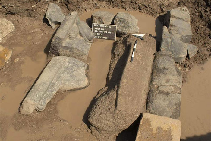 Mini Sphinxes, Huge Baboon Statue And  Blocks From Khufu's Reign Discovered In Heliopolis