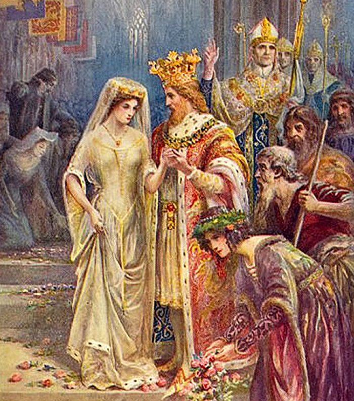 The Wedding Of Arthur And Guinevere.