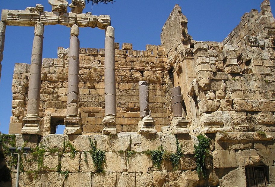 The remains of the Propylaeum, the eastern entrance to the site