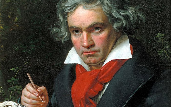  Painting of Ludwig Van Beethoven by Joseph Karl Stieler made in the year 1820