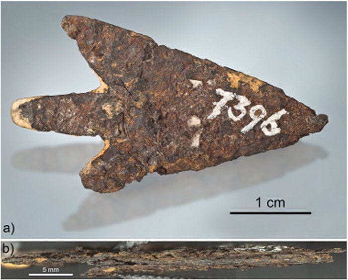 Arrowhead Made Of Meteoritic Iron From The Late Bronze Age Settlement Of Mörigen, Switzerland - Examined