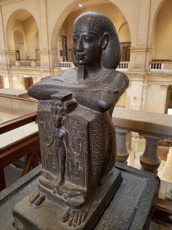 Ancient Secrets Of The Black Basalt Statue Of Priest Djedhor Revealed