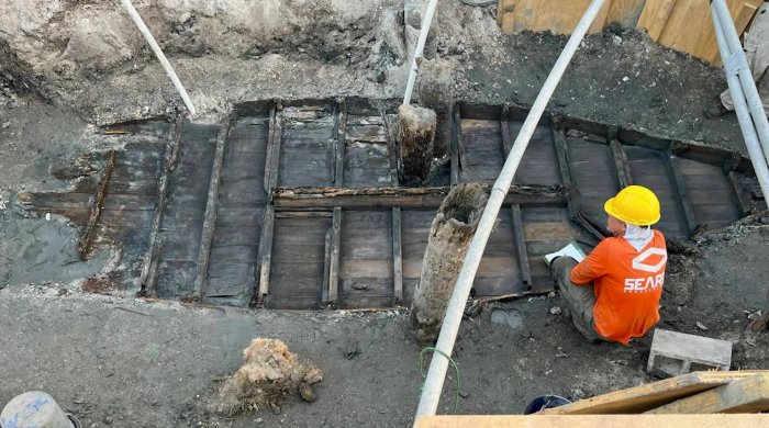 Remarkable Discovery Of A 19th-Century Boat Buried Under A Road In St. Augustine, Florida