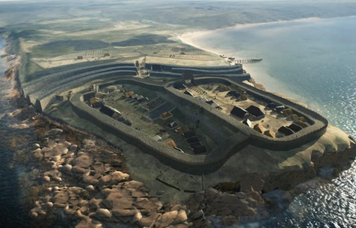 Magnificent Reconstruction Of Scotland's Largest Pictish Fort Burghead