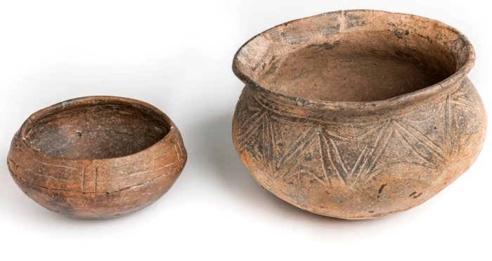 Pottery from the Caribbean are relatively durable and are often the most common artifacts unearthed from archaeological sites. Credit: Florida Museum pH๏τo by Kristen Grace