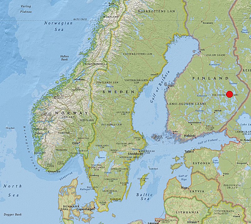 Location of Majoonsuo. Credit: Johanna Roiha