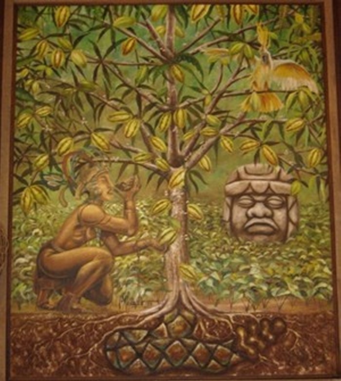 Ancient Cacao Drawing - Sacred Chocolate.com