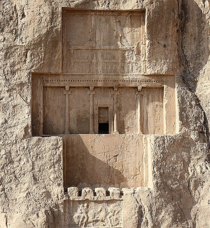 Tomb of Darius at Naqsh-e Rostam. 