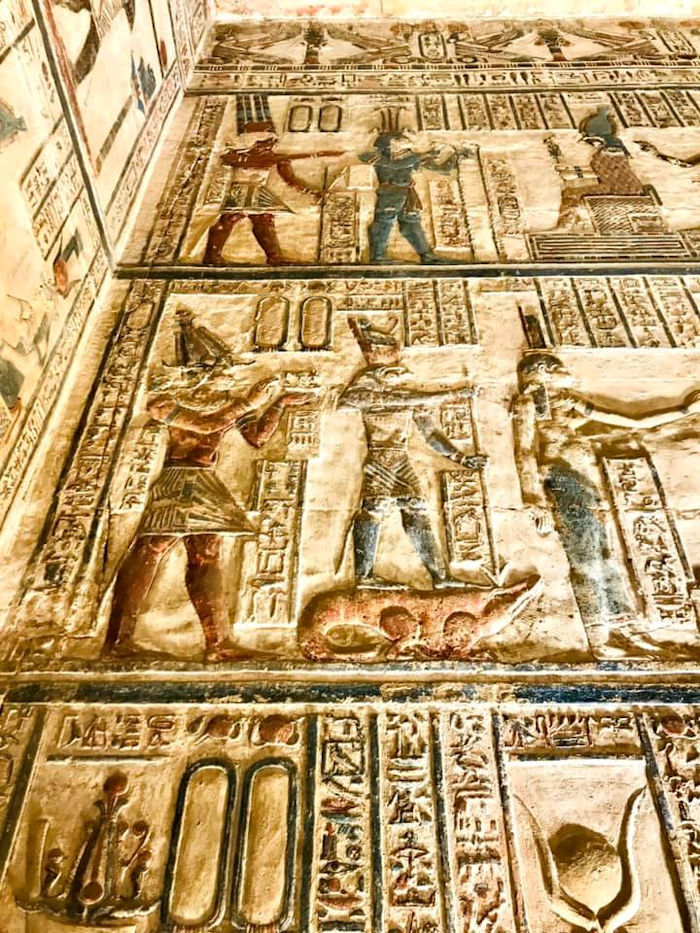 New Images From The Magnificent Dendera Temple Where Restoration Works Continue