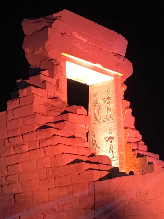 New Images From The Magnificent Dendera Temple Where Restoration Works Continue