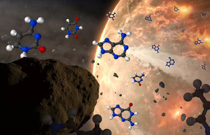 All 5 Genetic 'Letters' Of DNA May Have Been Brought By Meteorites To Ancient Earth