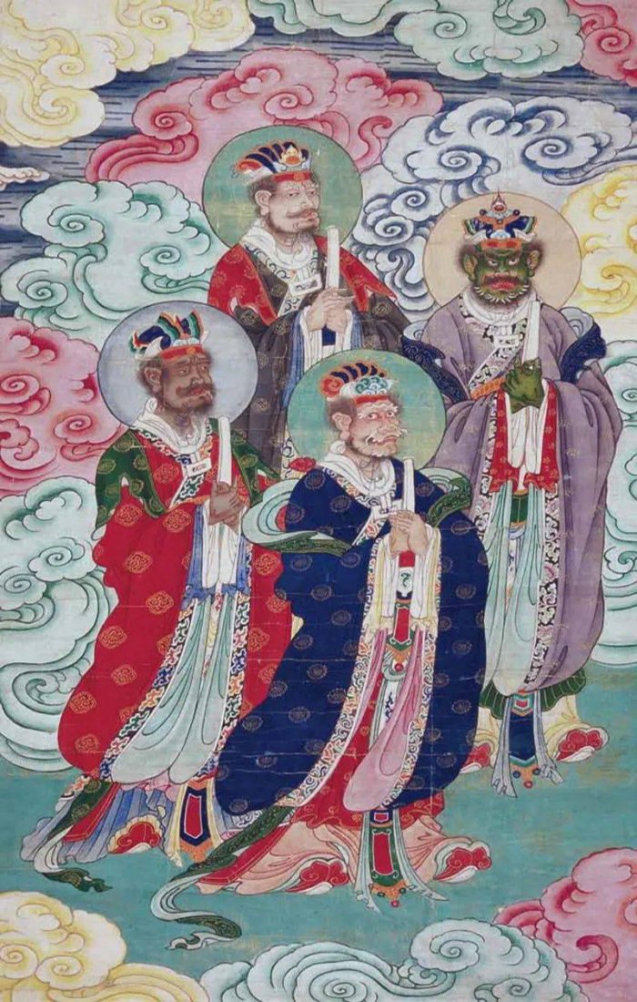  Four Seas Dragon King. Unknow (Qing Dynasty) - Public Domain