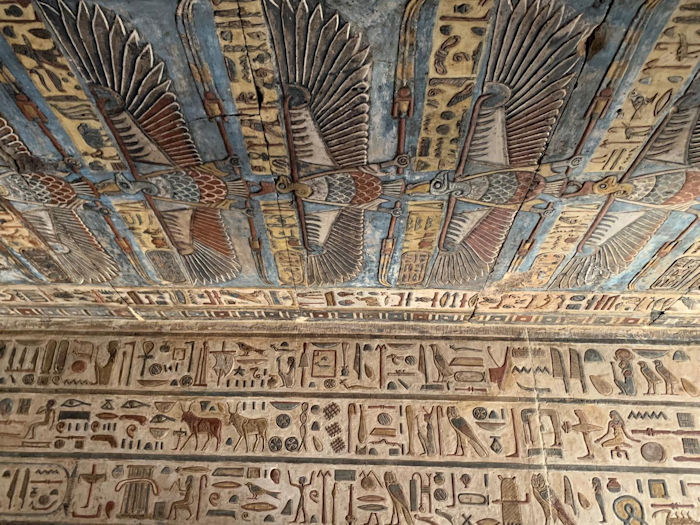 Never-Before-Seen Colorful Inscriptions And Reliefs At The Esna Temple, Egypt Revealed After Restoration