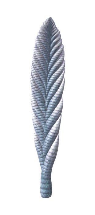 Reconstruction of Charnia, a candidate for the first animal fossil from the Ediacaran Period as old as 574 million years ago. Credit: Oxford University Museum of Natural History / Mighty Fossils