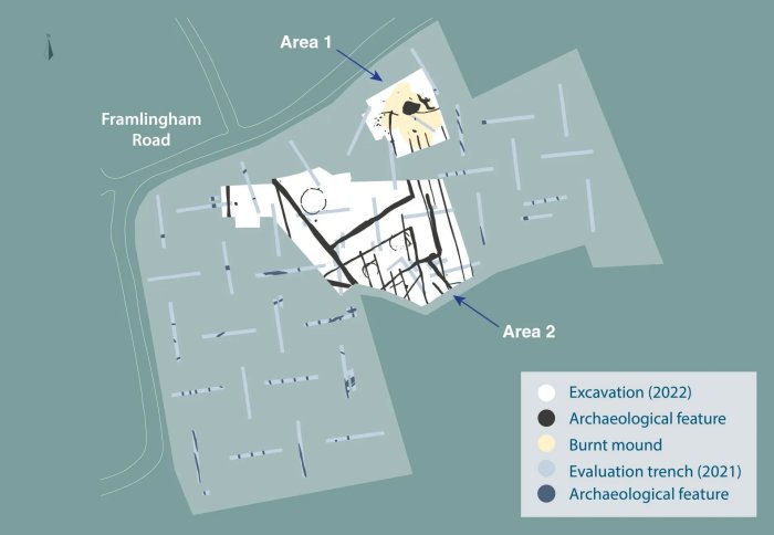 Burnt Mound Complex Dated To Bronze Age - Uncovered At Suffolk Site