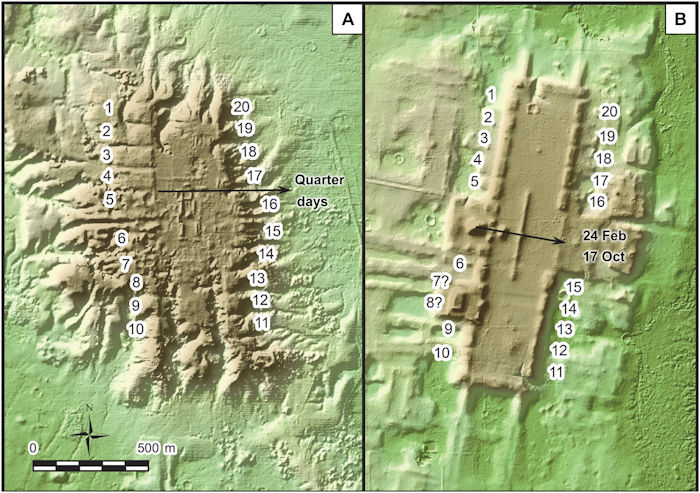 LIDAR Discovers Giant Ancient Mesoamerican Calendar - Ancient Structures Were Aligned To The Stars