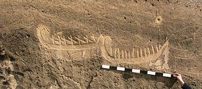 Gobustan boats preceded the boats later seen on rocks of Egypt and Algerian Sahara and dated by 7th-5th BC. 