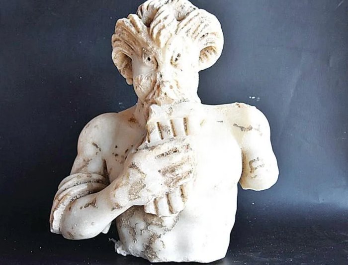 1,700-Year-Old Statue OF Greek God Pan Unearthed In Istanbul