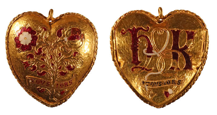 Beautiful Tudor Gold Pendant Linked To Henry VIII And Katherine Of Aragon Discovered By A Metal-Detectorist