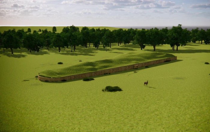 Hazleton Long Barrow: Courtesy of Corinium Museum, copyright Cotswold District Council. Credit: Corinium Museum, copyright Cotswold District Council