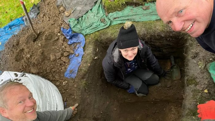 Most Important Road In Scottish History Found In The Garden Of The Old Inn Cottage Near Stirling