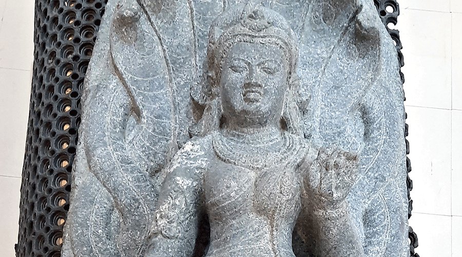 “According to our experts this idol is of Nag Devi. Its iconographic features suggest that the idol was made in the seventh or eighth century AD during the reign of the Pala dynasty.