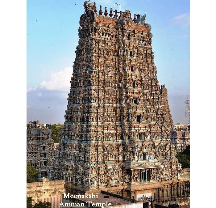 This temple is dedicated to the goddess Meenakshi who is the incarnation of the Hindu goddess Parvati.