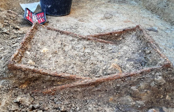 Extremely Rare 1,400-Year-Old Folding Chair Discovered In A Woman's Grave