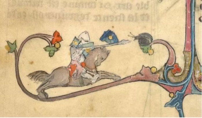 Why Are Medieval Manuscripts Full Of Doodles Of Snail Fights?