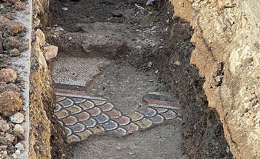 Roman mosaic - Baalbek