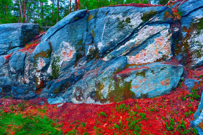 Unusual Rock With Ancient Paintings Discovered By Hiker In Norway