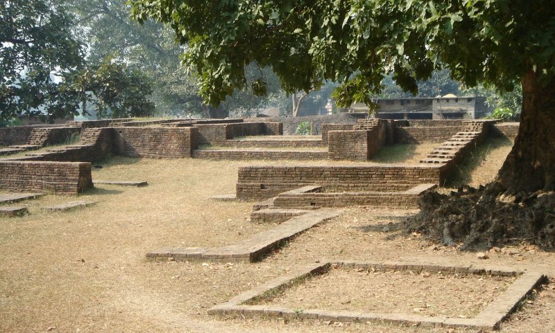 The relic is said to be the foundation of the western gate of the Kapilavat king.