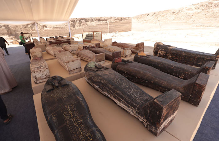 Magnificent New Discovery Of Ancient Egyptian Artifacts And 250 Mummies At The Saqqara Necropolis