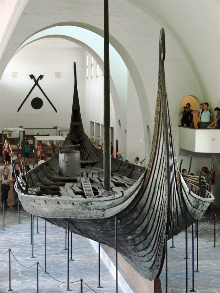 The Oseberg ship - Viking Ship Museum, Norway